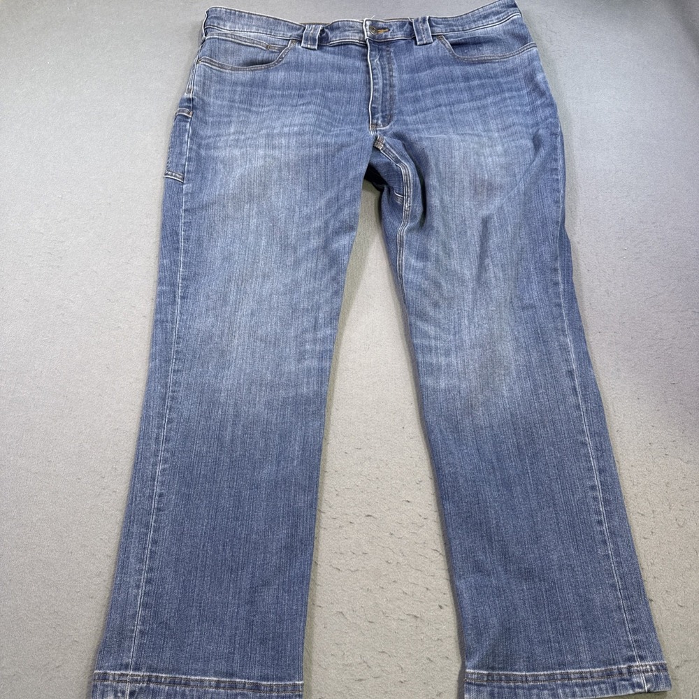 Duluth Trading Ballroom Double Flex Jeans Mens 40x30 Standard Fit Blue